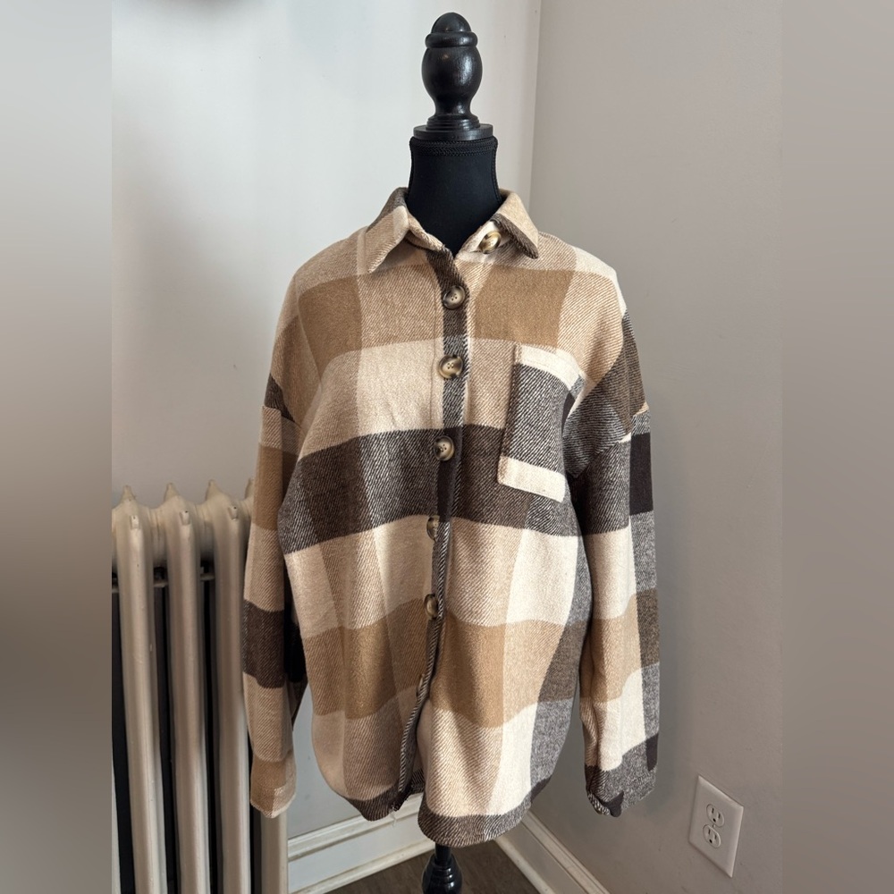 Thick Button Up Jacket - image 1